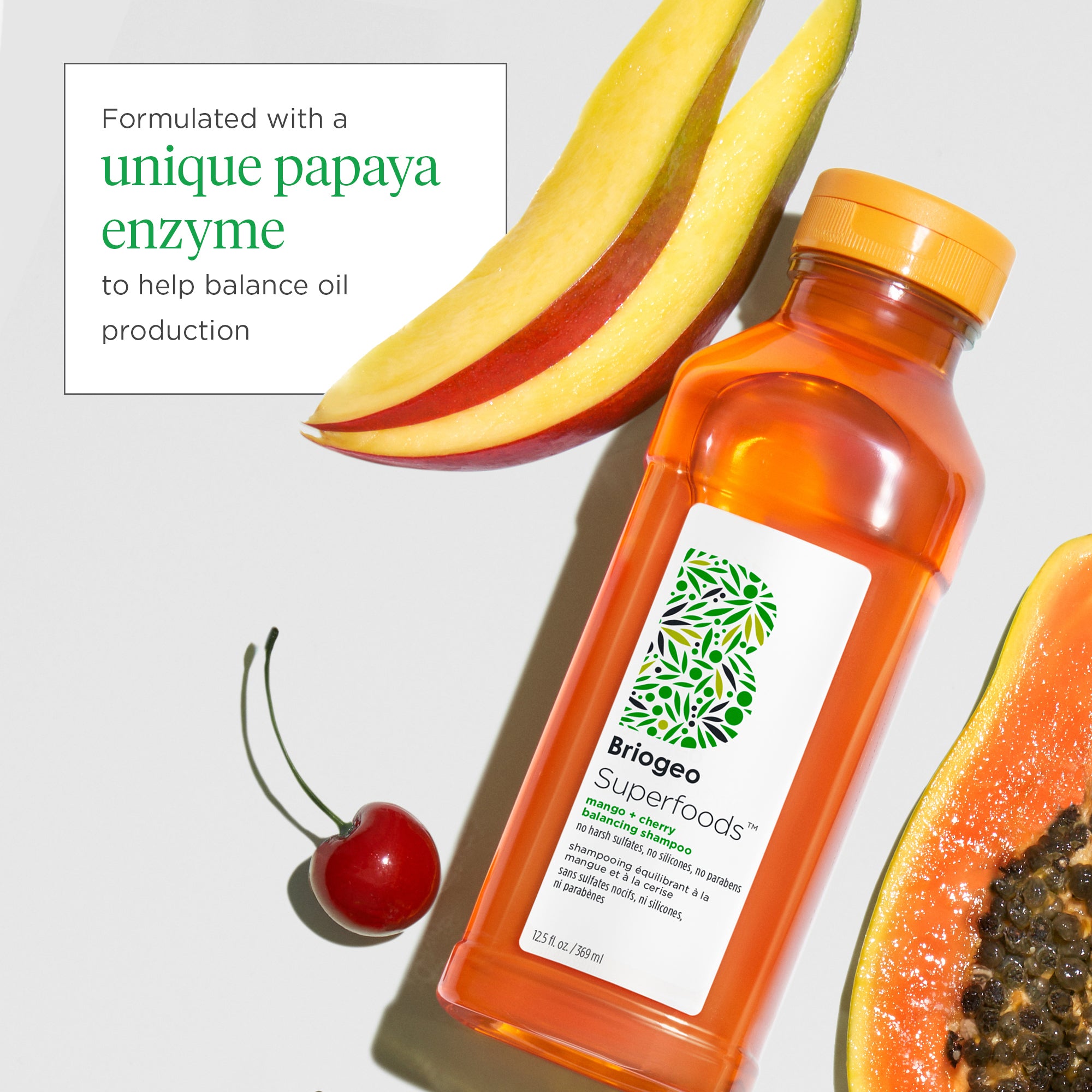 Briogeo Superfoods™ Mango + Cherry Balancing Shampoo - Briogeo