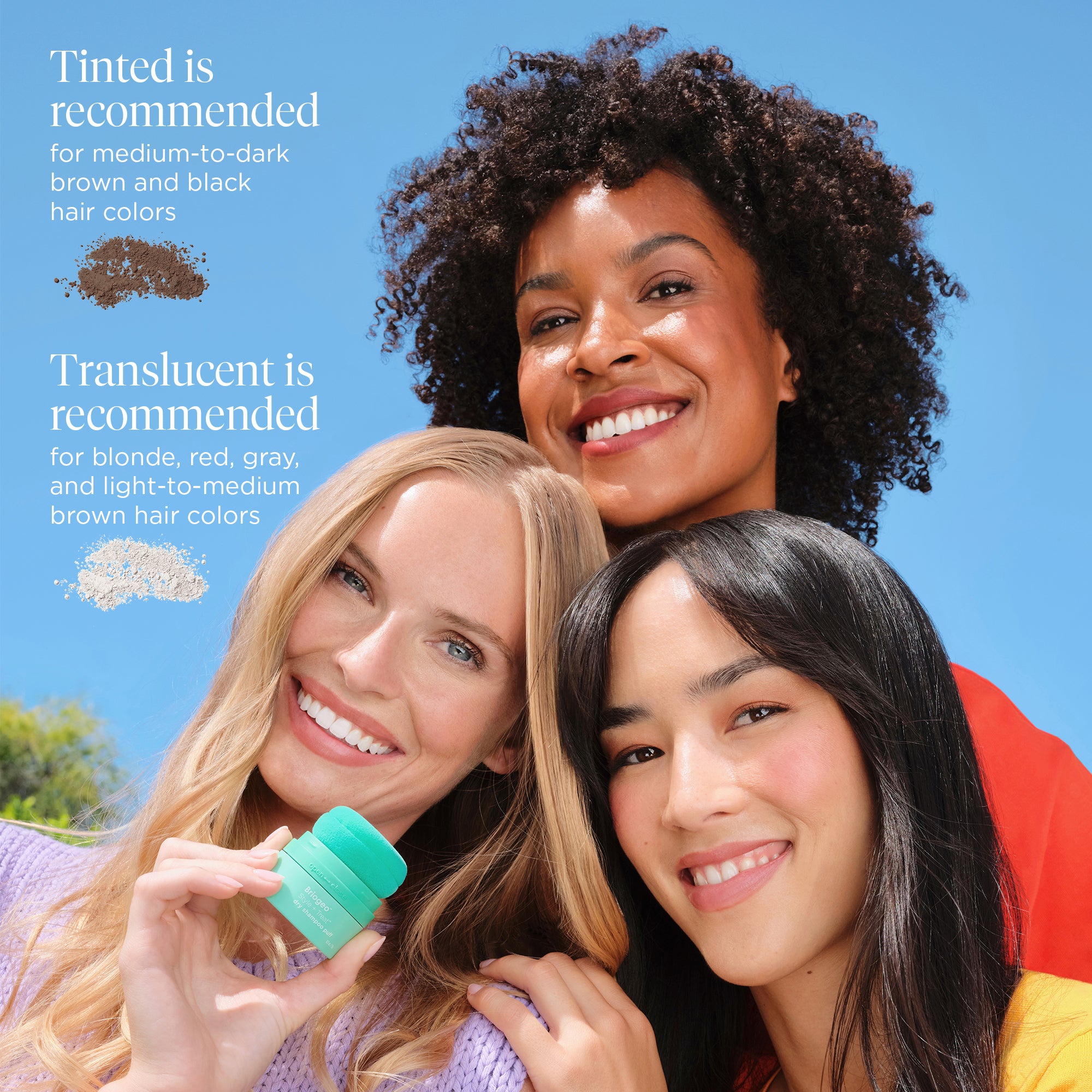 Style + Treat™ Dry Shampoo Puff-Tinted - Briogeo